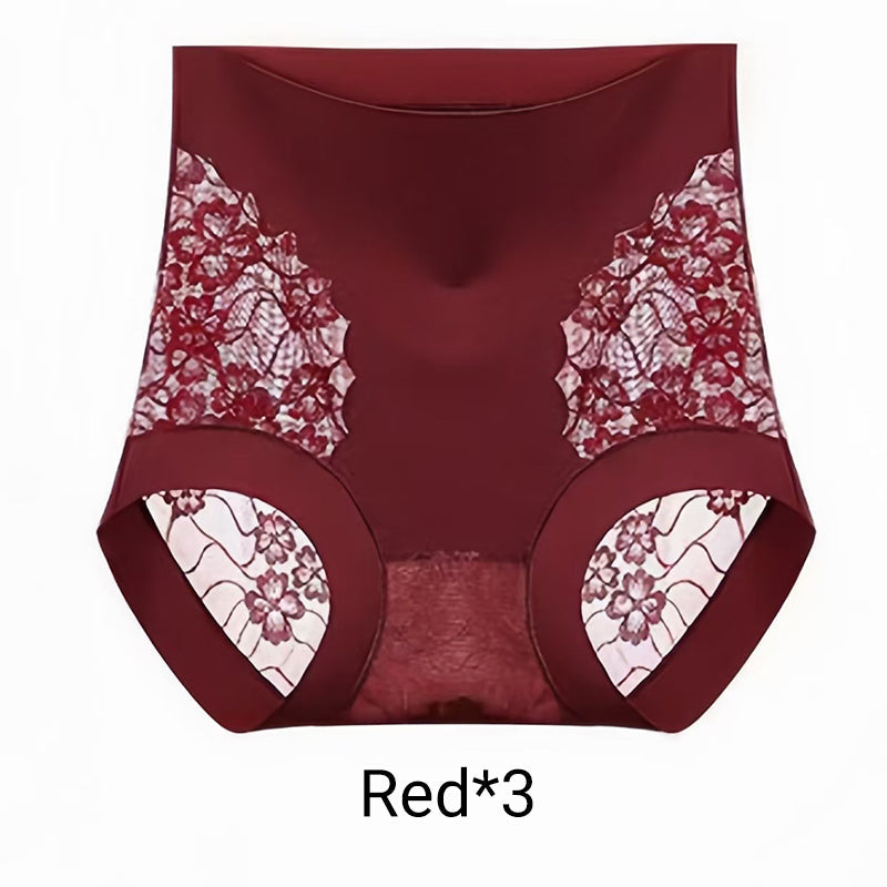 Women’s High Waist Lace Seamless Panties