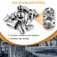 🛠️Threaded Insert Nut Rivet Nuts Set with Flat Head