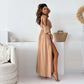 💖👗Limited Sale 40% OFF🌹 Women’s Elegant Sexy V Neck Side Slit Dress - Show Off Your Charming Curves, Radiate Elegance!