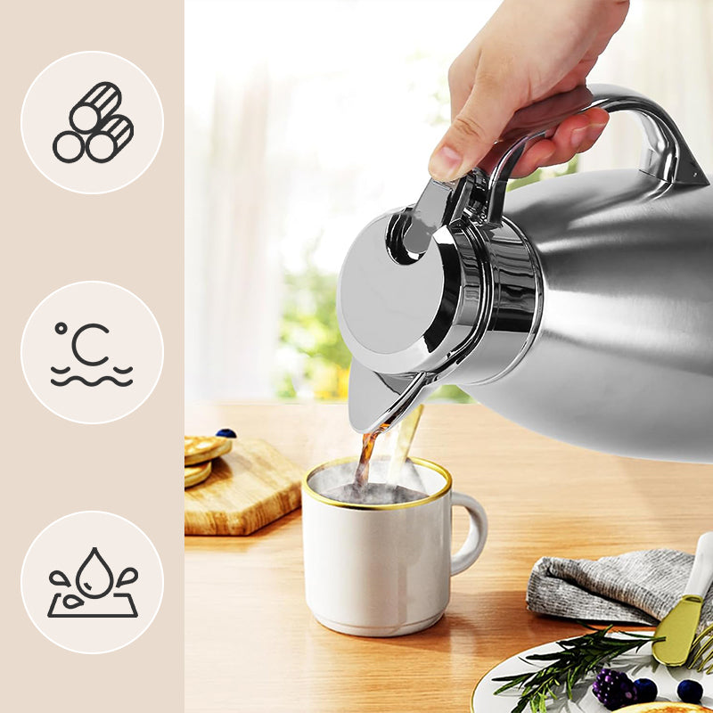💦Limited Time Half Price-304 Stainless Steel Large Capacity Sealed Thermos Pot