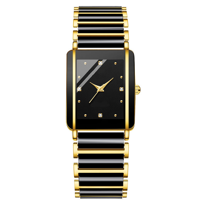 Fashion Ceramic Square Quartz Watch