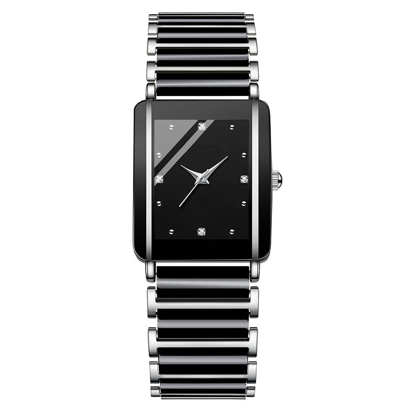 Fashion Ceramic Square Quartz Watch