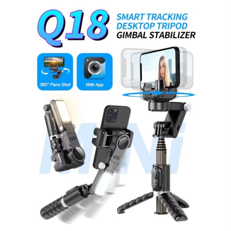 💥Limited Time Sales - 50% OFF💥📱360° Rotating 3-Axis Foldable Gimbal Stabilizer for Smartphones Capture Life Rock-Steady