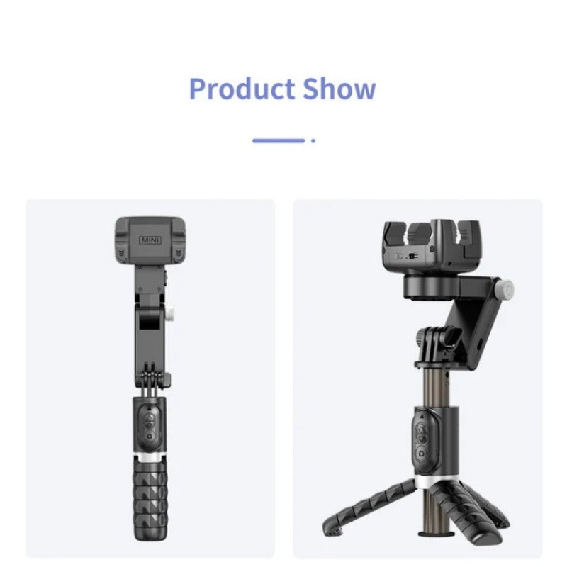 💥Limited Time Sales - 50% OFF💥📱360° Rotating 3-Axis Foldable Gimbal Stabilizer for Smartphones Capture Life Rock-Steady