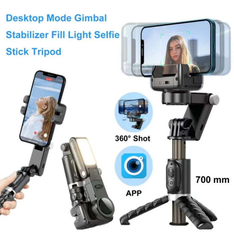 💥Limited Time Sales - 50% OFF💥📱360° Rotating 3-Axis Foldable Gimbal Stabilizer for Smartphones Capture Life Rock-Steady