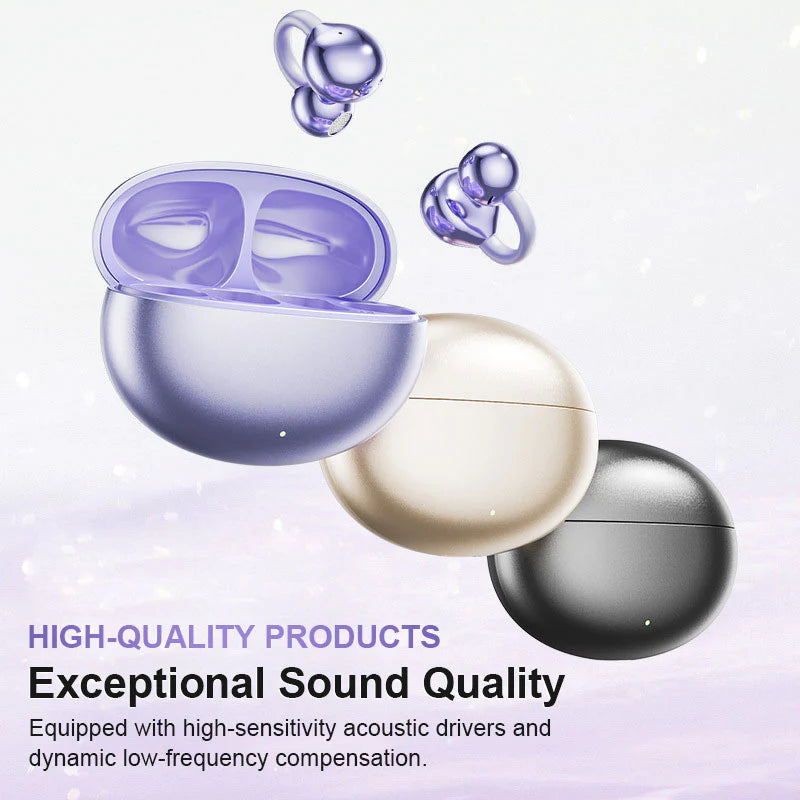 🎶🎧Ear Clip Bluetooth Headphones🎧Wireless Freedom, Music on the Go