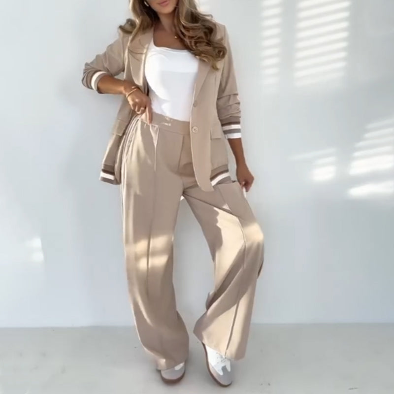 🌸Spring Specials🌸 Women's Casual Beige 2-Piece Set