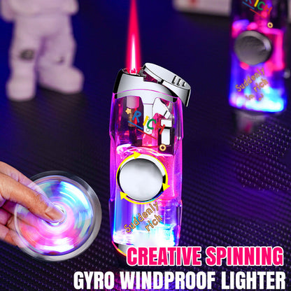 🔥New Hot Selling❤️‍🔥 Creative Spinning Gyro Windproof Lighter
