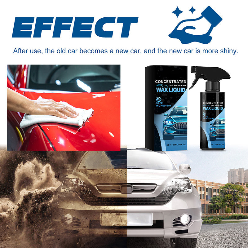 🔥Buy 3 Get 2 Free✨ Gentle and effective car cleaning spray with sponge and wipe