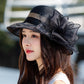 👒2025 Summer Essentials🙋‍♀️Elegant Wide Brim Flower UV Protective Hat
