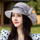 👒🙋‍♀️Elegant Wide Brim Flower UV Protective Hat