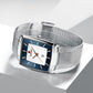 🔥Men’s Ultra-thin Square Mesh Belt Quartz Watch