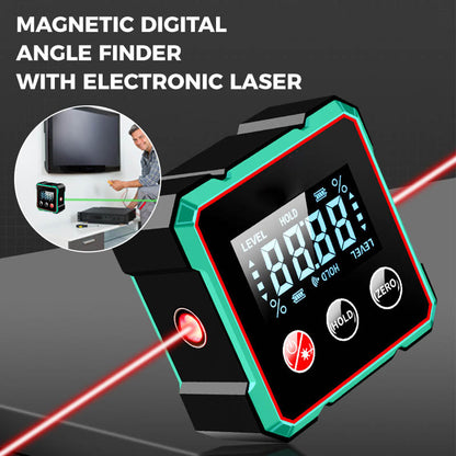 🔥Hot Sale - 50% off✨Magnetic Digital Angle Finder with Electronic Laser