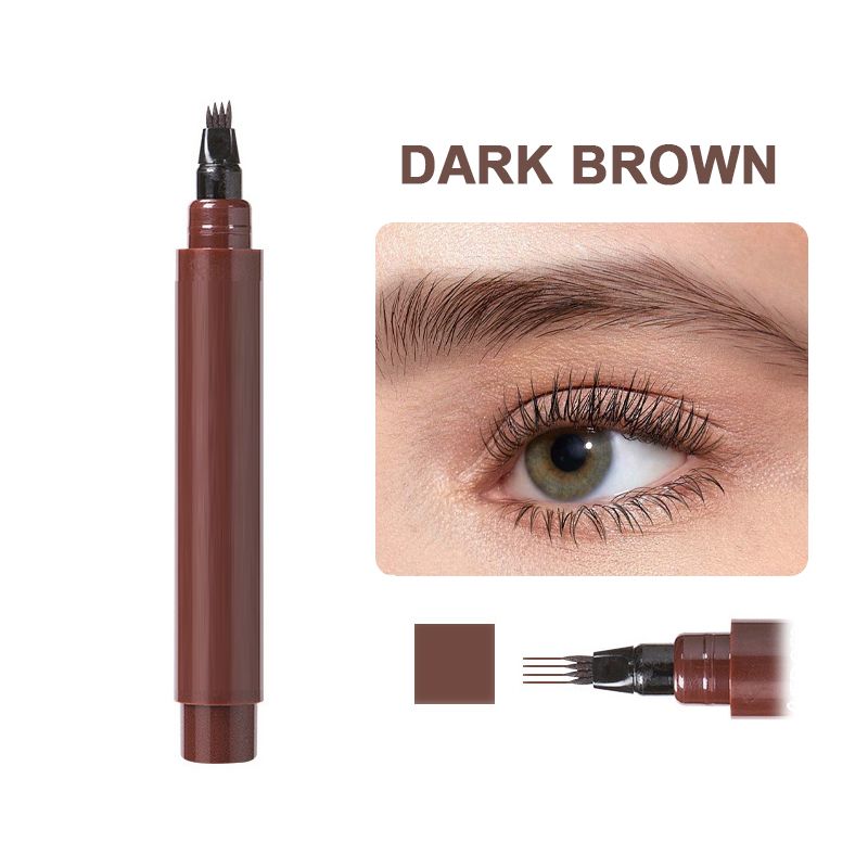 💄✨Waterproof 4-in-1 Beard & Eyebrow Pen - Lasting & Smudge-Free
