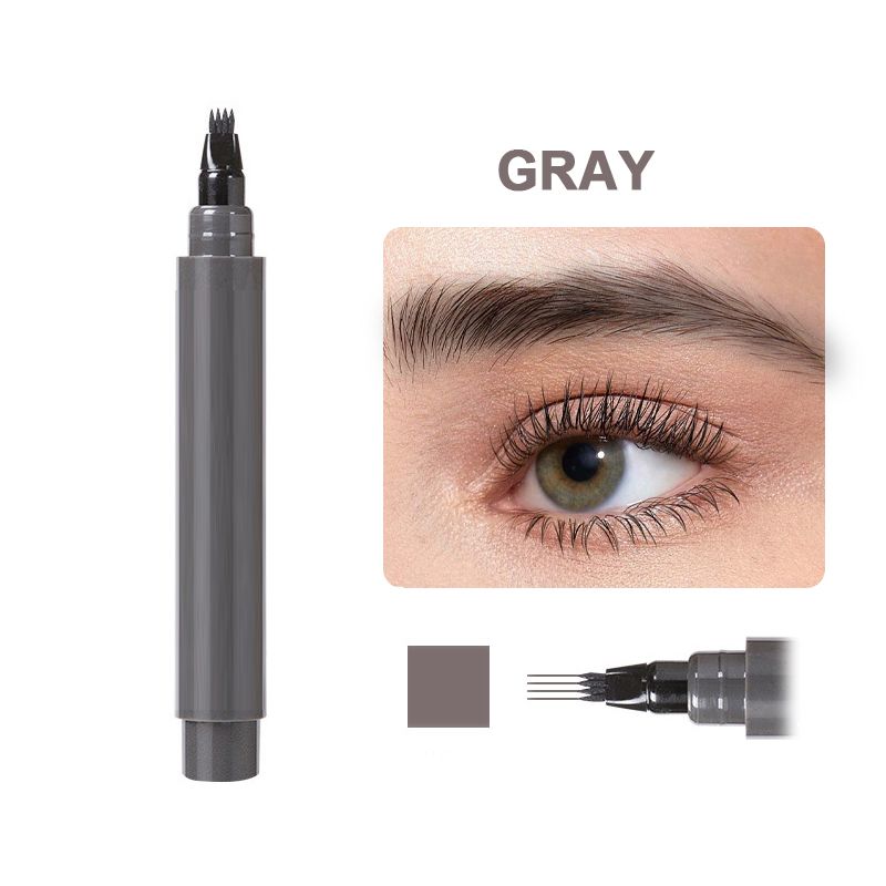 💄✨Waterproof 4-in-1 Beard & Eyebrow Pen - Lasting & Smudge-Free