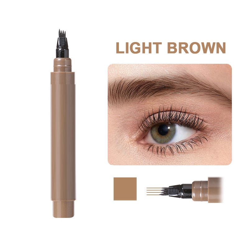💄✨Waterproof 4-in-1 Beard & Eyebrow Pen - Lasting & Smudge-Free