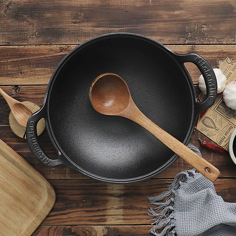 🔥Hot Sale 57% Off🔥Uncoated Thick Iron Pot