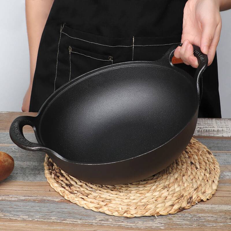 🔥Hot Sale 57% Off🔥Uncoated Thick Iron Pot
