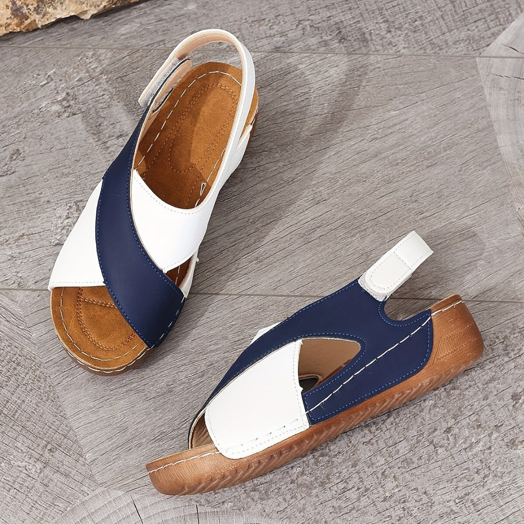 🔥Last Day Promotion 50% OFF - Women's Ultra Comfortable Slope Heel Orthopaedic Sandals