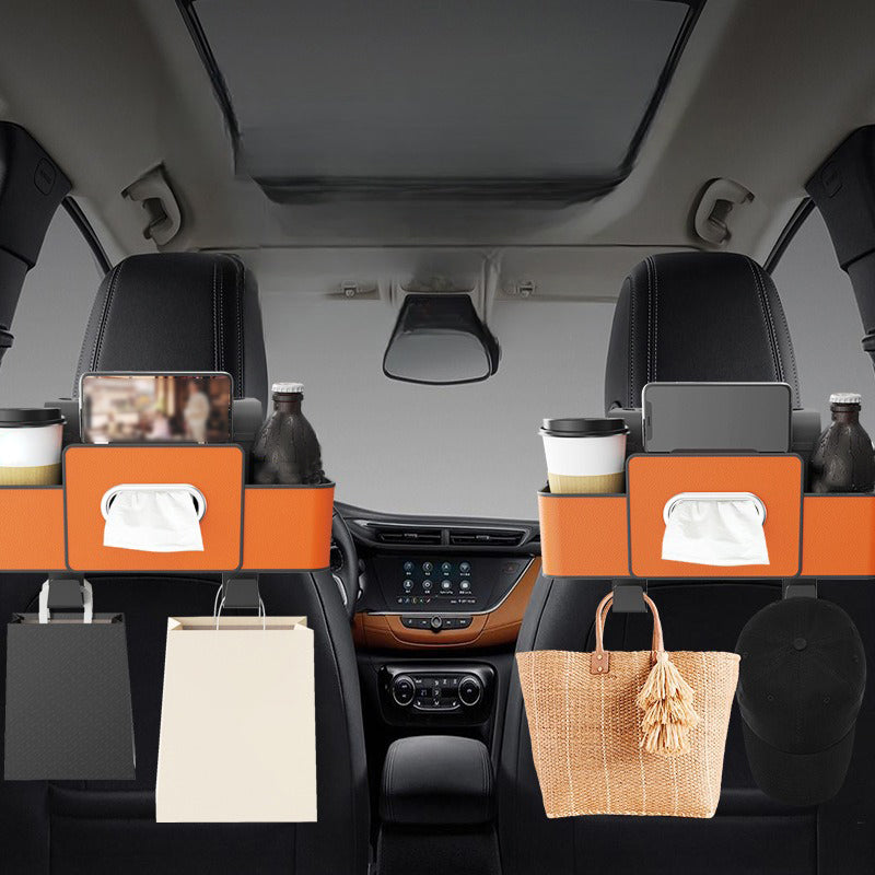 🚗💦Car Multifunctional Seat Back Waterproof Storage Bag🎒 Travel Organizer Extraordinaire Keep Your Car Tidy