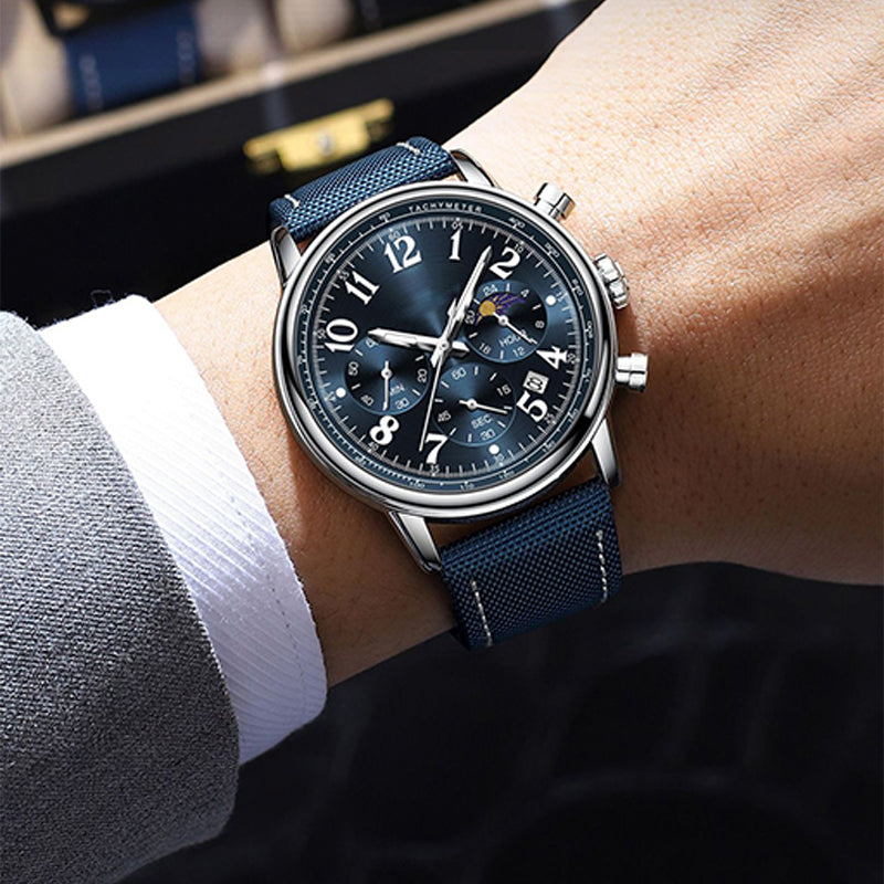 🎁Hot Sale 50% OFF⏳Men's Fashion Waterproof Luminous Quartz Watcheping⌚