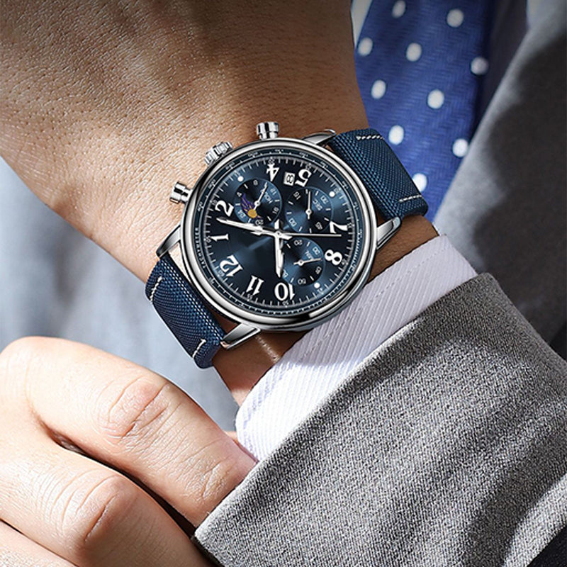 🎁Hot Sale 50% OFF⏳Men's Fashion Waterproof Luminous Quartz Watcheping⌚