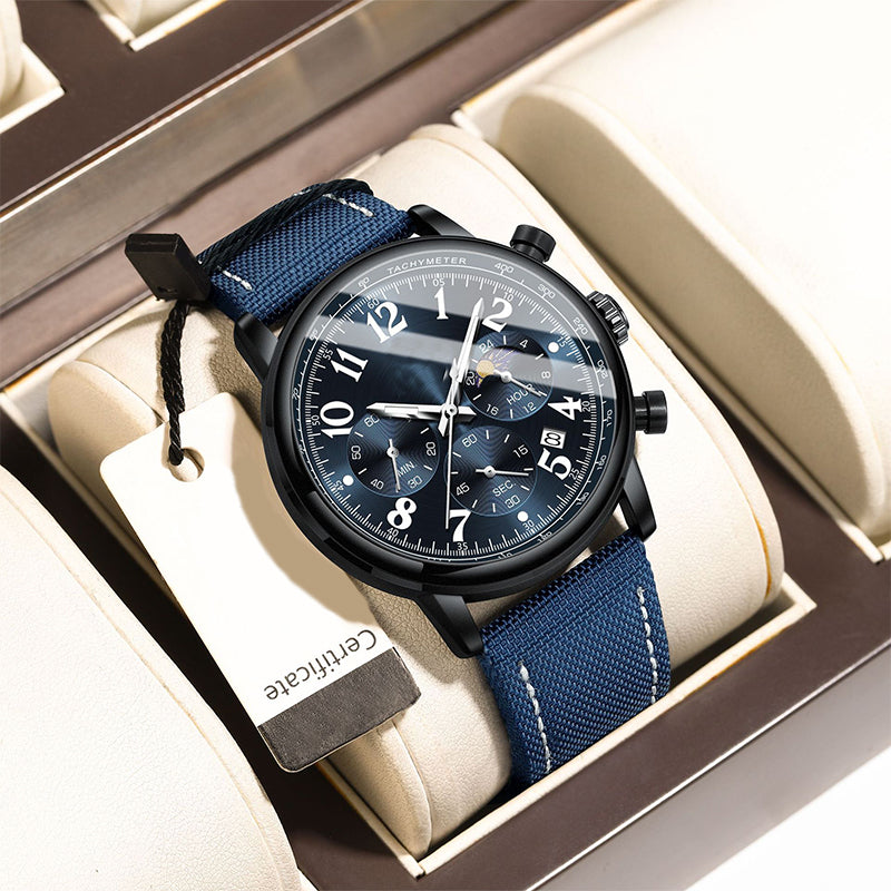 🎁Hot Sale 50% OFF⏳Men's Fashion Waterproof Luminous Quartz Watcheping⌚