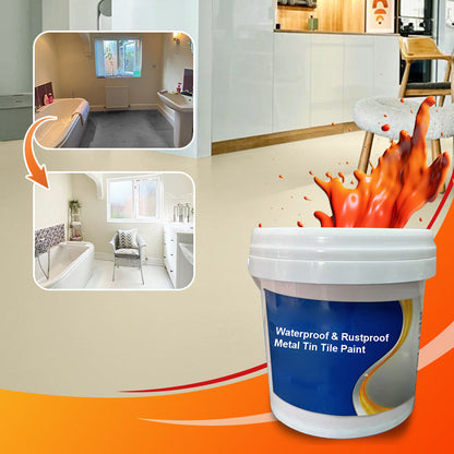 🔥Only Today Buy 3 Get 1 Free 🔥Waterproof & Rustproof Metal Tin Tile Paint