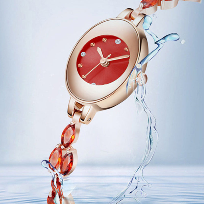 🎀⌚Womne's Colored Zircon Bracelet Watch