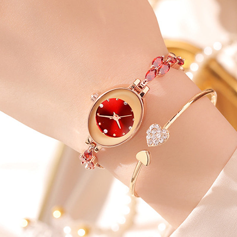 💝Gifts For Women In 2025🥰⌚Women's Colored Zircon Bracelet Watch