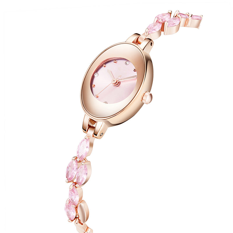 🎀⌚Women's Colored Zircon Bracelet Watch⌚️ Stylish Sparkle, Charming on the Wrist, A Perfect Blend of Time and Beauty!