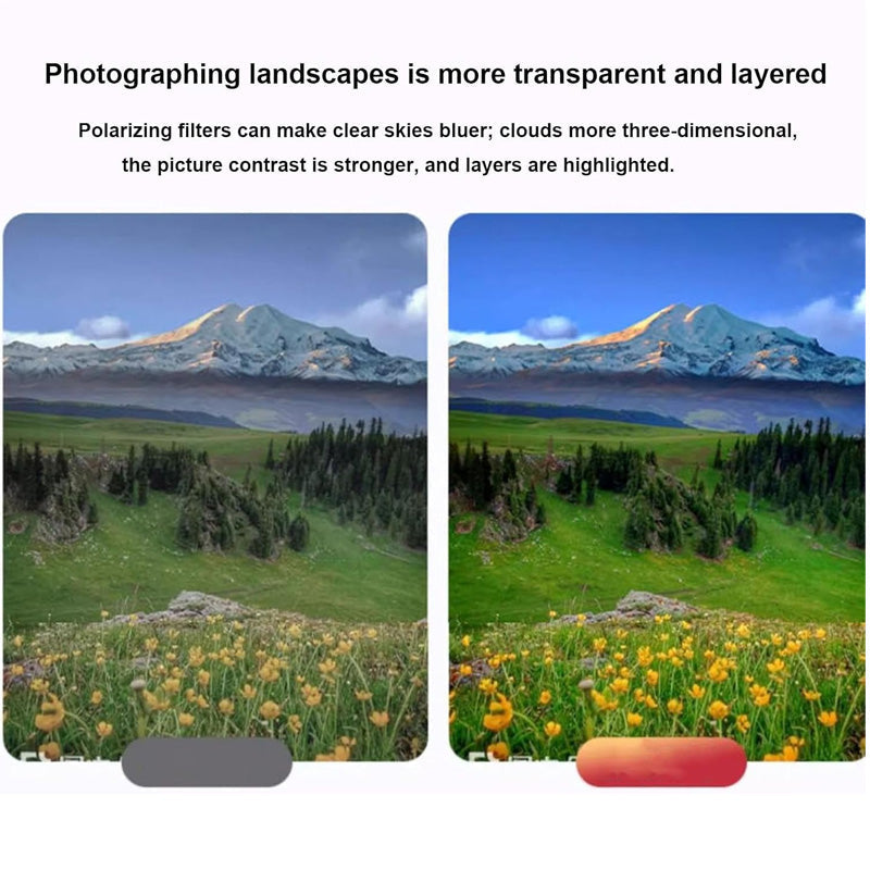 📸✨Ultra Slim Clip Circular Polarizer Filter✨ Easily Capture Clear  Vibrant Images