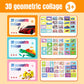 Sticker Puzzle Books Set for Kids