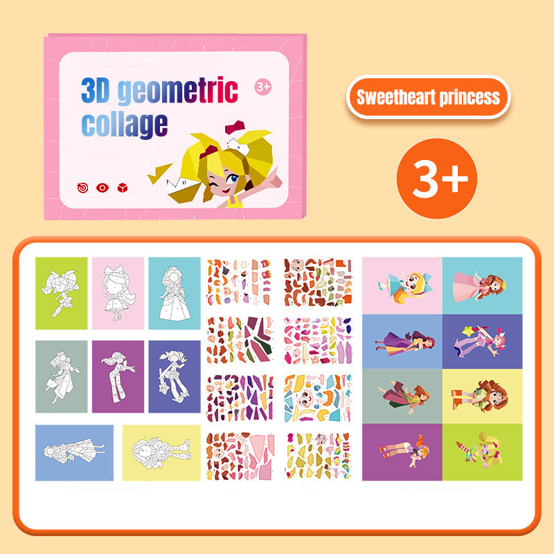 Sticker Puzzle Books Set for Kids