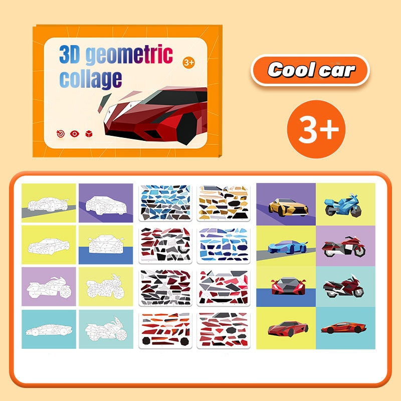 Sticker Puzzle Books Set for Kids