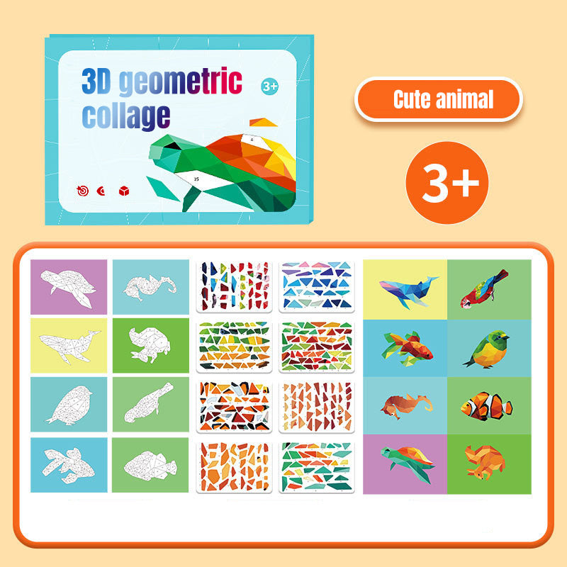Sticker Puzzle Books Set for Kids