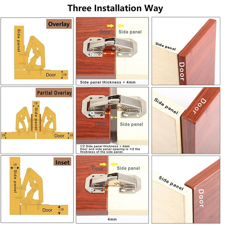 💯 Limited Time Half Price - Thickened Stainless Steel Spring Hinge