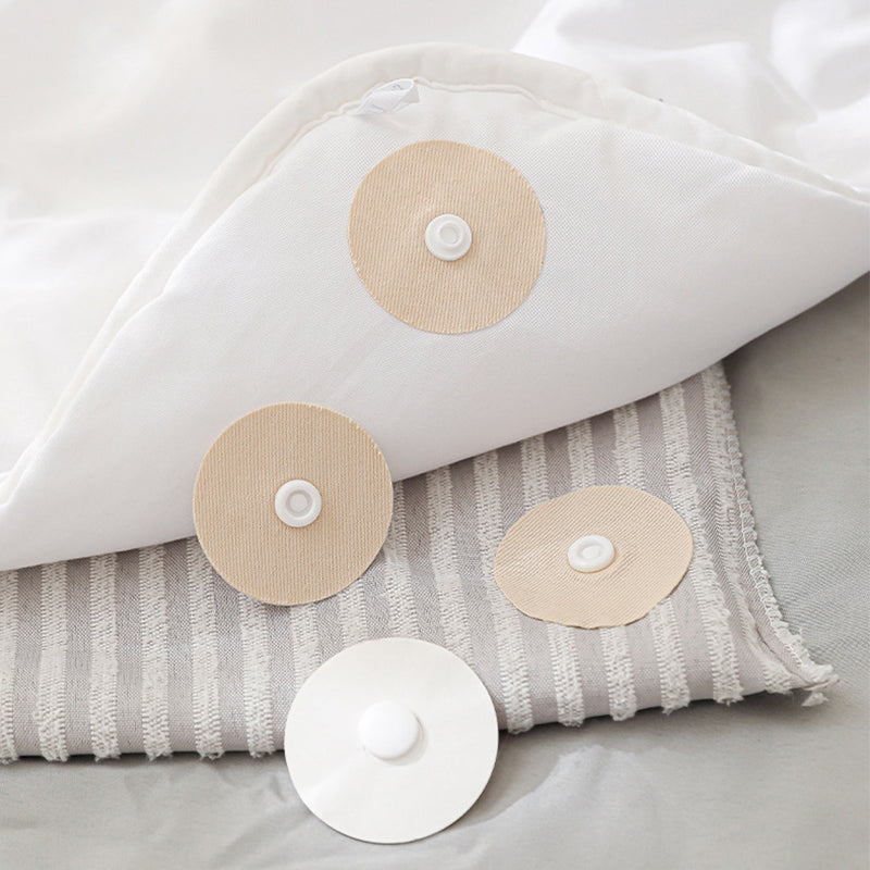 🧩🛏️Perfect for Lightweight Quilts🔒 Anti-slip Snap Fasteners - Easy to Secure, Comfortably in Place!