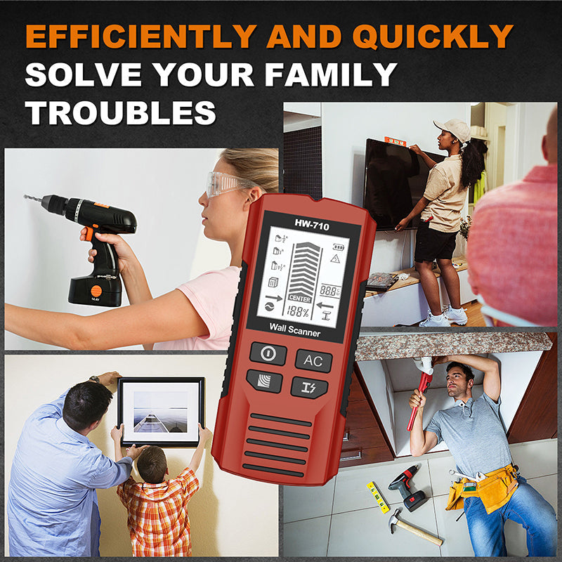 🔥💯Multifunctional Handheld Metal & Wall Detector