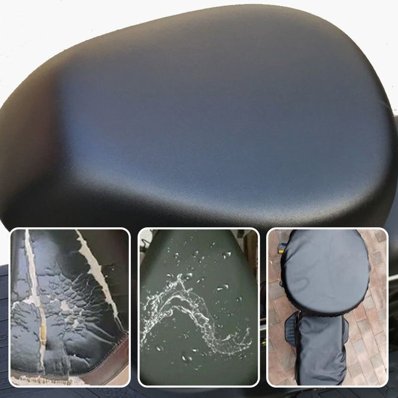 🔥Buy 1 Get  1🔥🛵💧 Waterproof Artificial Leather Seat Cover for Electric Moped - Stylish Protection Buy More Get More Ride with Confidence