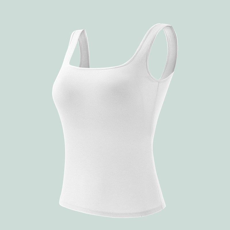 👙✨Women's Comfortable Backless Tank Top with Built-in Bra💕 Effortless Comfort, Built-in Support, Summer Must-Have!