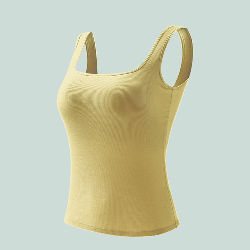 👙✨Women's Comfortable Backless Tank Top with Built-in Bra💕 Effortless Comfort, Built-in Support, Summer Must-Have!