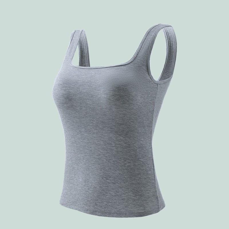 👙✨Women's Comfortable Backless Tank Top with Built-in Bra💕 Effortless Comfort, Built-in Support, Summer Must-Have!