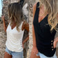 👚💖Button Cross V-Neck Tank Top🌟 Stylish Design, Elegant Fit, Essential for Summer!