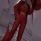 🌟2025 HOT SALE—50%OFF👠Must-Have for Shiny Partiest✨ Dazzling Blazer & Wide-Leg Pants, Stylish and Grand, Perfect for Parties!（The more you buy, the higher the discount）