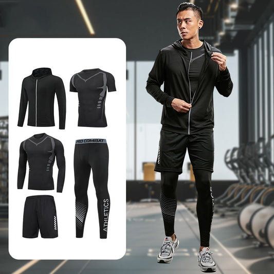 🎉🛍️Hot Sale 50% OFF✨Men's Professional Quick-Drying Tight Fitness Sport Set🏃‍♀️