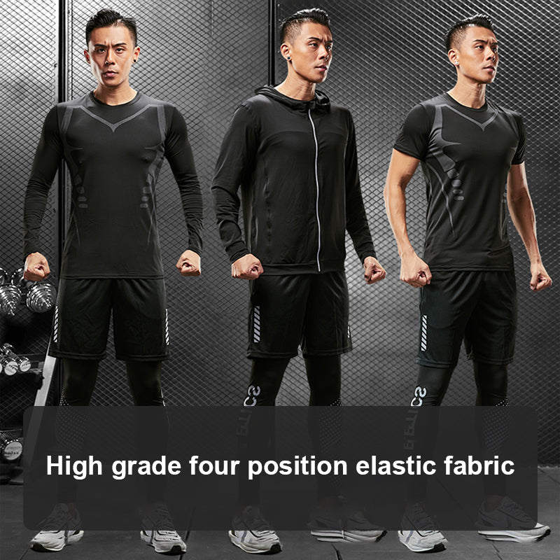 🎉🛍️Hot Sale 50% OFF✨Men's Professional Quick-Drying Tight Fitness Sport Set🏃‍♀️