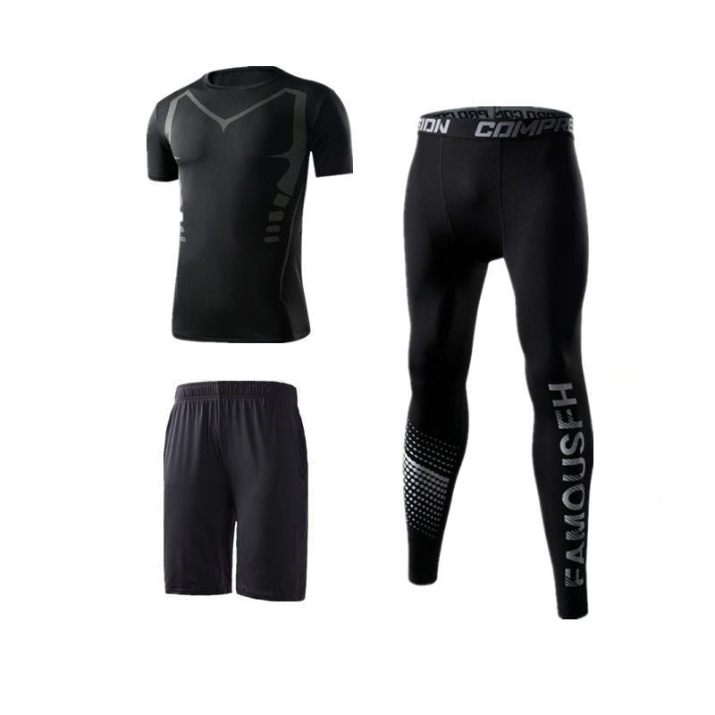 🎉🛍️Hot Sale 50% OFF✨Men's Professional Quick-Drying Tight Fitness Sport Set🏃‍♀️