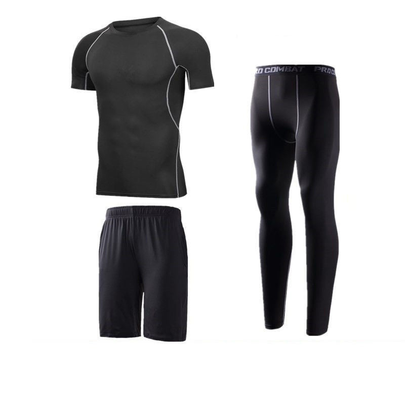 🎉🛍️Hot Sale 50% OFF✨Men's Professional Quick-Drying Tight Fitness Sport Set🏃‍♀️