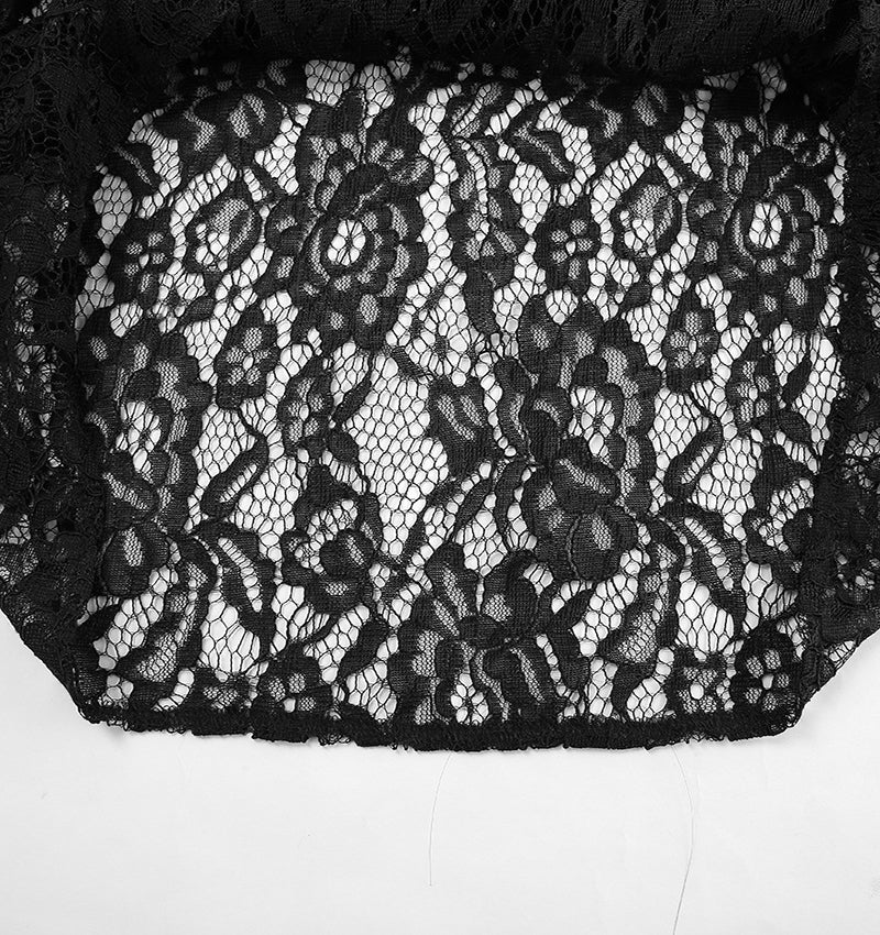 👗💃 Elegant Sheer Lace Maxi Skirt🌹 Graceful Flow, Lace Elegance, Showcasing Feminine Charm!